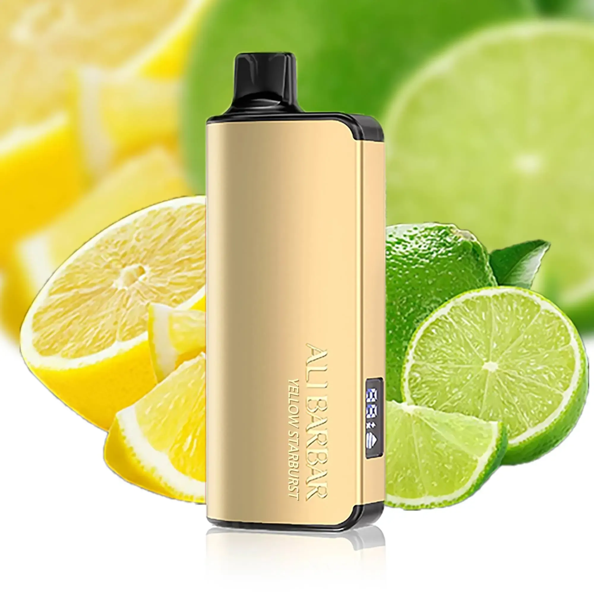 🍋✨ Yellow Starburst by Alibαrbαr – 9000 Puffs of Smooth, Sweet Citrus Pop