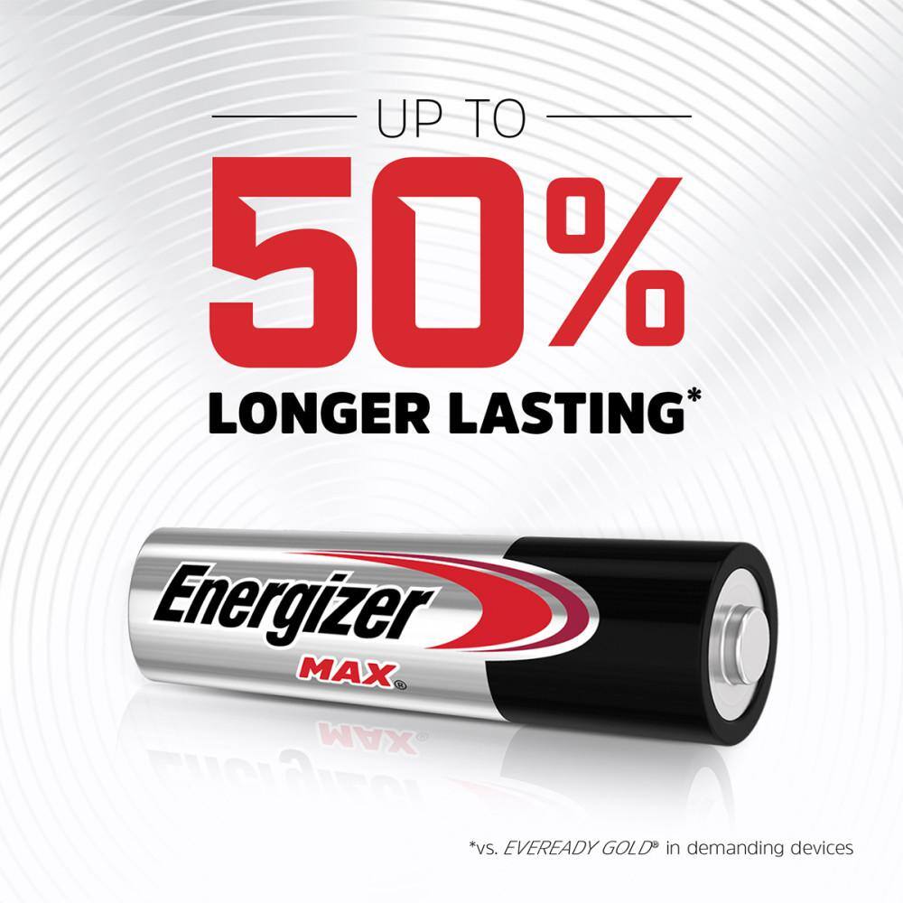 Energizer MAX AA Batteries (36 Pack) Double A Alkaline Batteries E91SBP36H