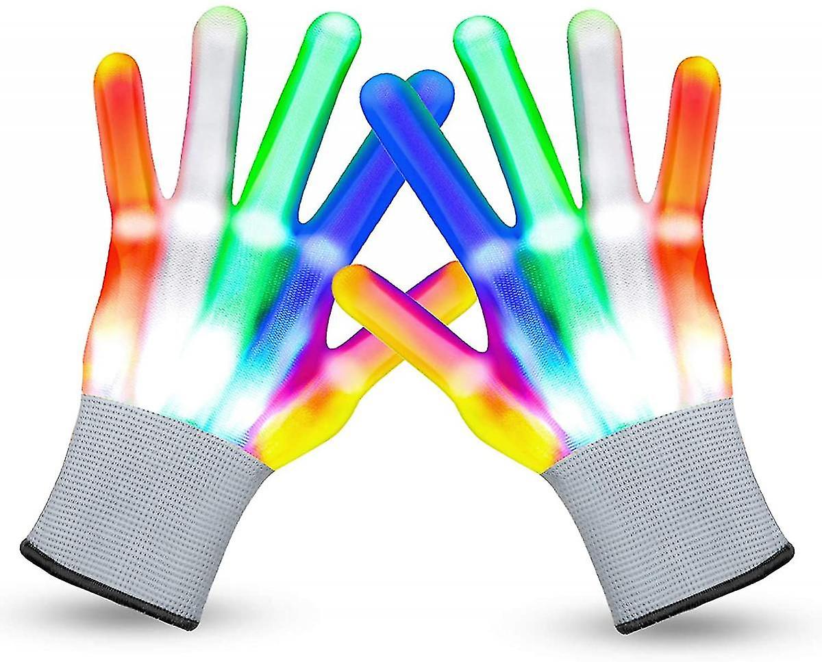 Light Up Gloves Glowing Costume Party Cool Toys For Kids And Adults