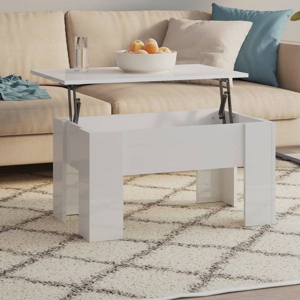 vidaXL Coffee Table Engineered Wood Accent Side Sofa Tea Table Multi Colors - 31.1