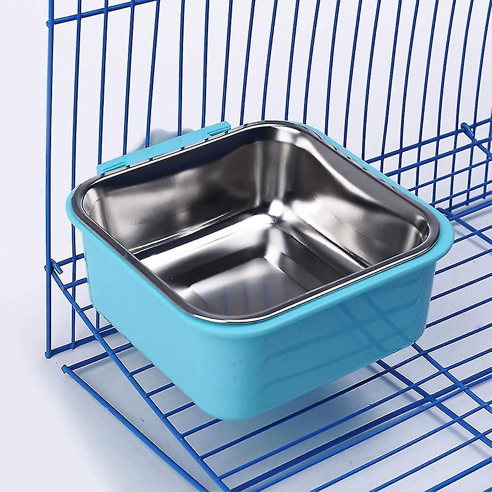 Dog Bowl， Less Steel Removable Hanging Food Bowl，pet Ca Bowls