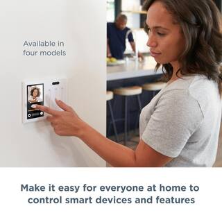 Brilliant Smart Home Control 4-Switch Panel - Alexa Google Assistant Apple Homekit Ring Sonos and More BHA120US-WH4