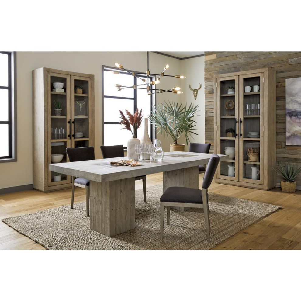 Paxton 90 Dining Table by Kosas Home   Contemporary   Accent Chests And Cabinets   by BisonOffice  Houzz