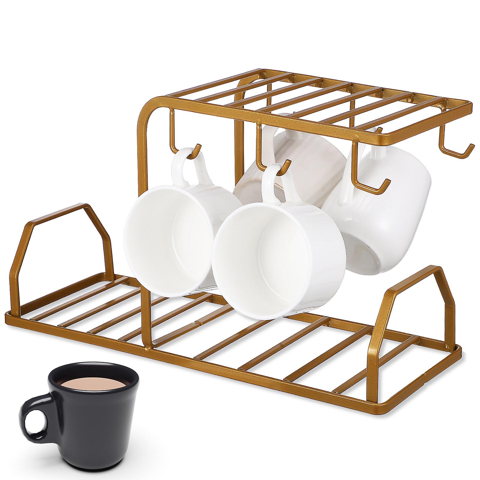 Mug Holder Coffee Cup Drying Rack Tea Mug Storage Holder Countertop Mug Organizer