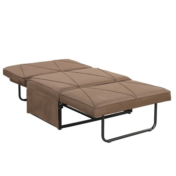 4-in-1 Folding Ottoman Sofa Bed with Adjustable Backrest - 38.58''*25.56''*16.93