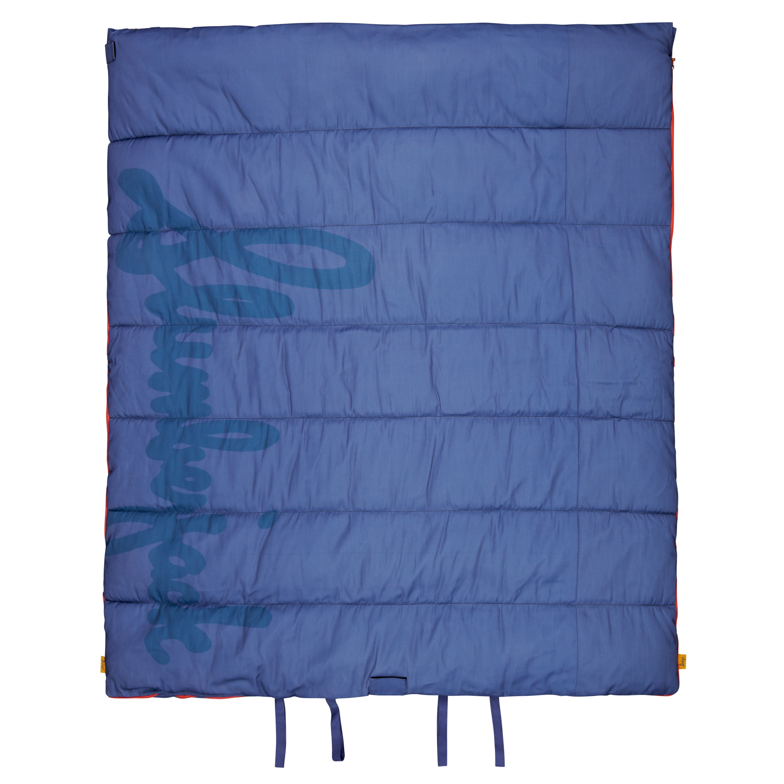 Slumberjack Grand Lake 30-Degree 2 Person Deluxe Sleeping Bag, Blue, 70"x80"