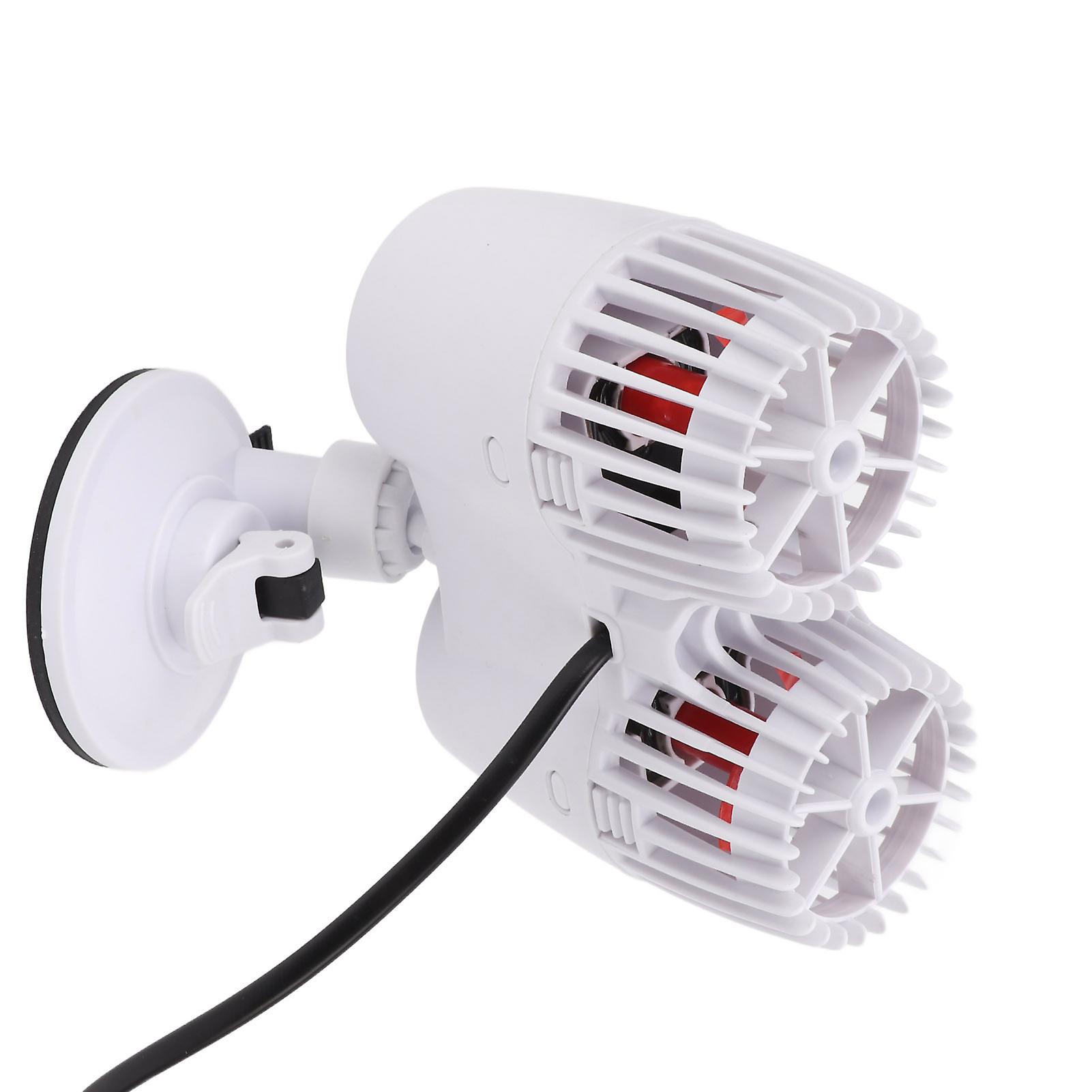 Aquarium Wavemaker Pump 360 Degree Rotation Fish Tank Powerhead Pump For Freshwater Saltwater Whiteus Plug 110v Zy-800m