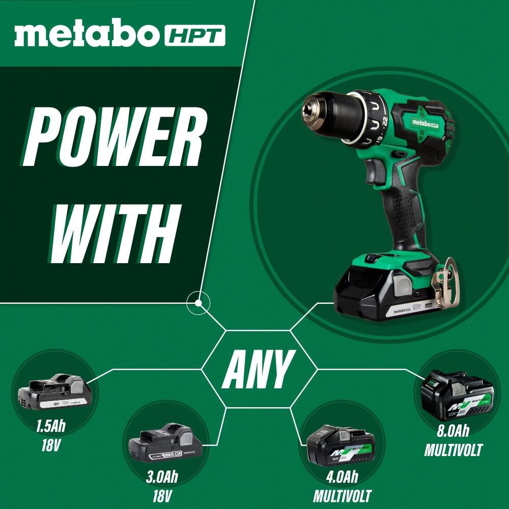 Metabo HPT 18V BL Driver Drill Kit DS18DBFL2EM from Metabo HPT