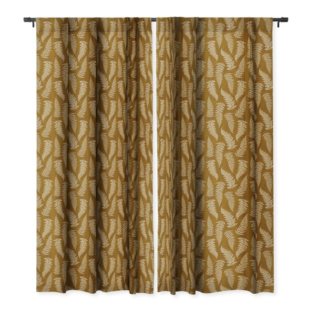 1pc Blackout Window Curtain Panel Deny Designs