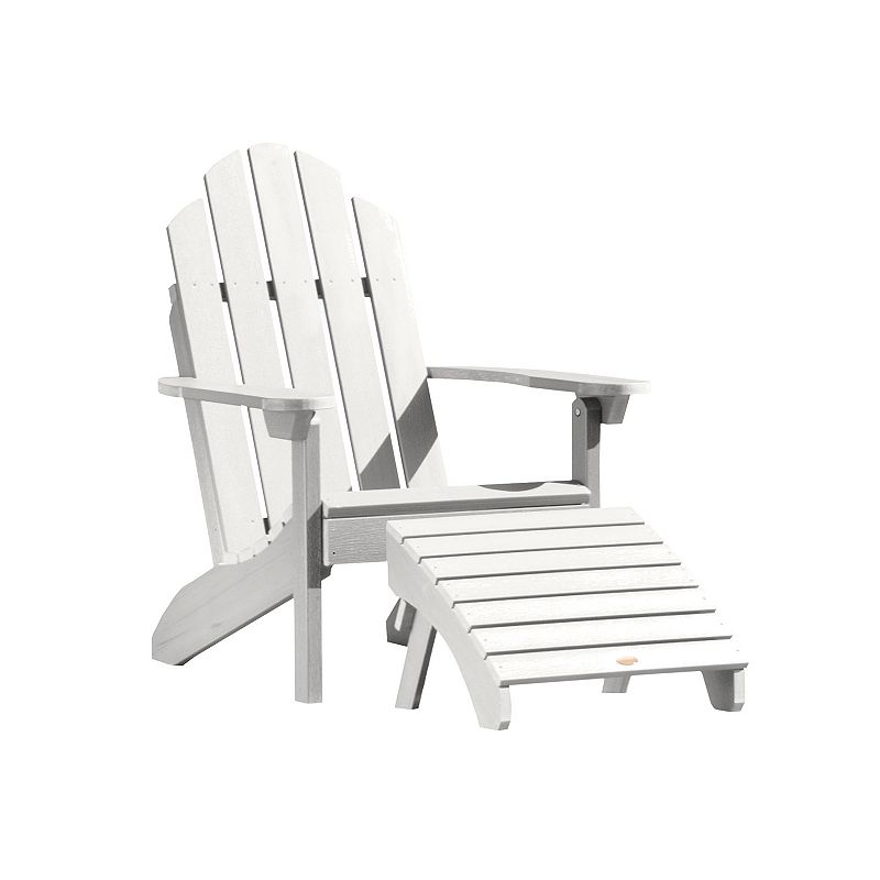 highwood Classic Westport Adirondack Chair with Ottoman