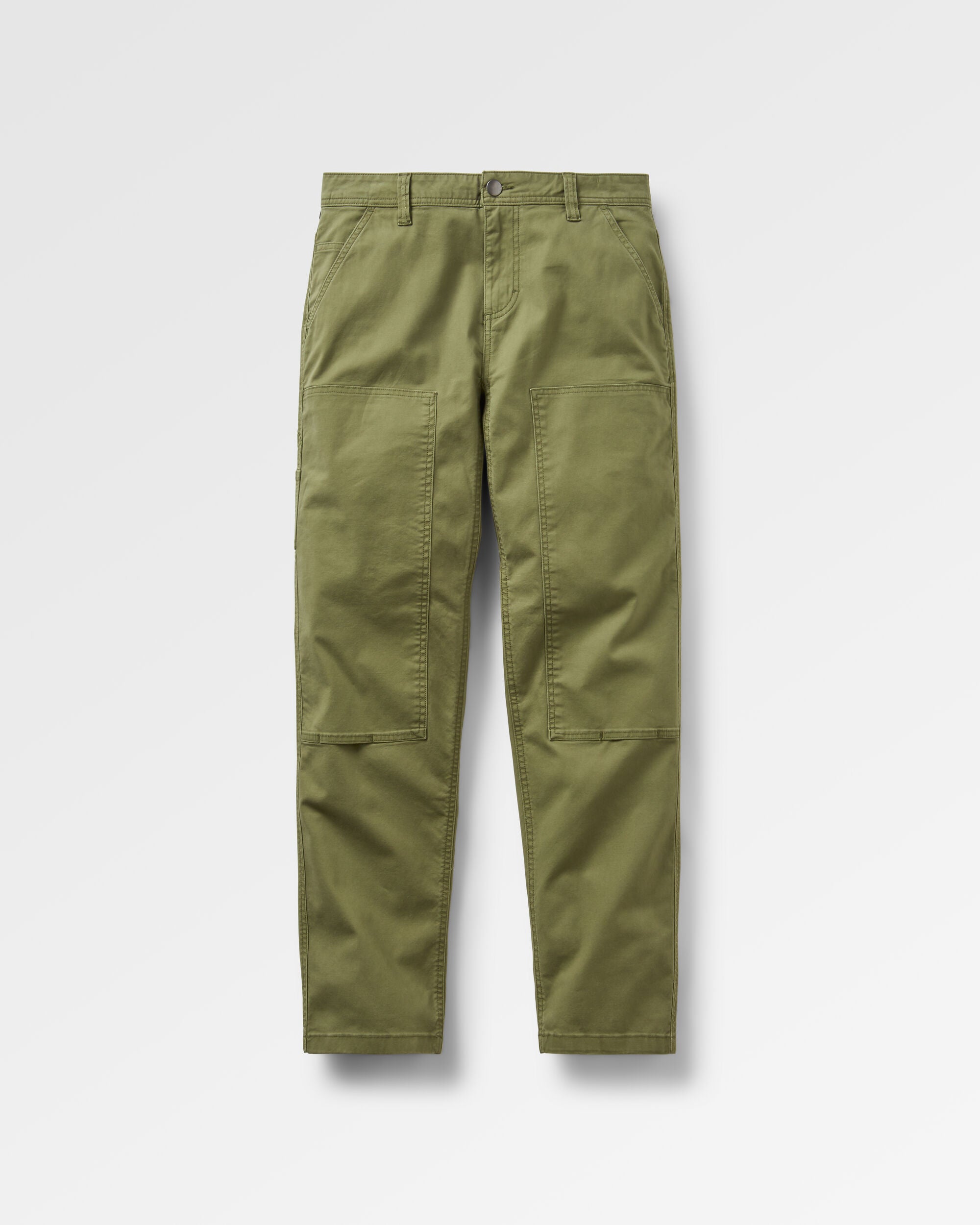 Vantage Organic Cotton Canvas Trouser - Khaki