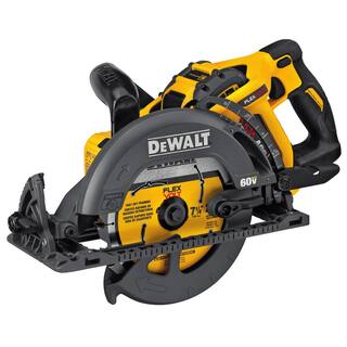 DW FLEXVOLT 60V MAX Cordless Brushless 7-14 in. Wormdrive Style Circular Saw and (1) FLEXVOLT 6.0Ah Battery DCS577W606