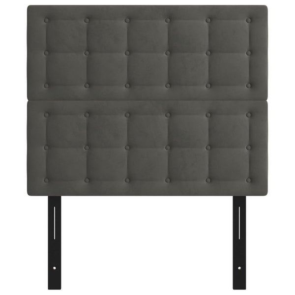 vidaXL Headboard Dark/Light Gray 39.4