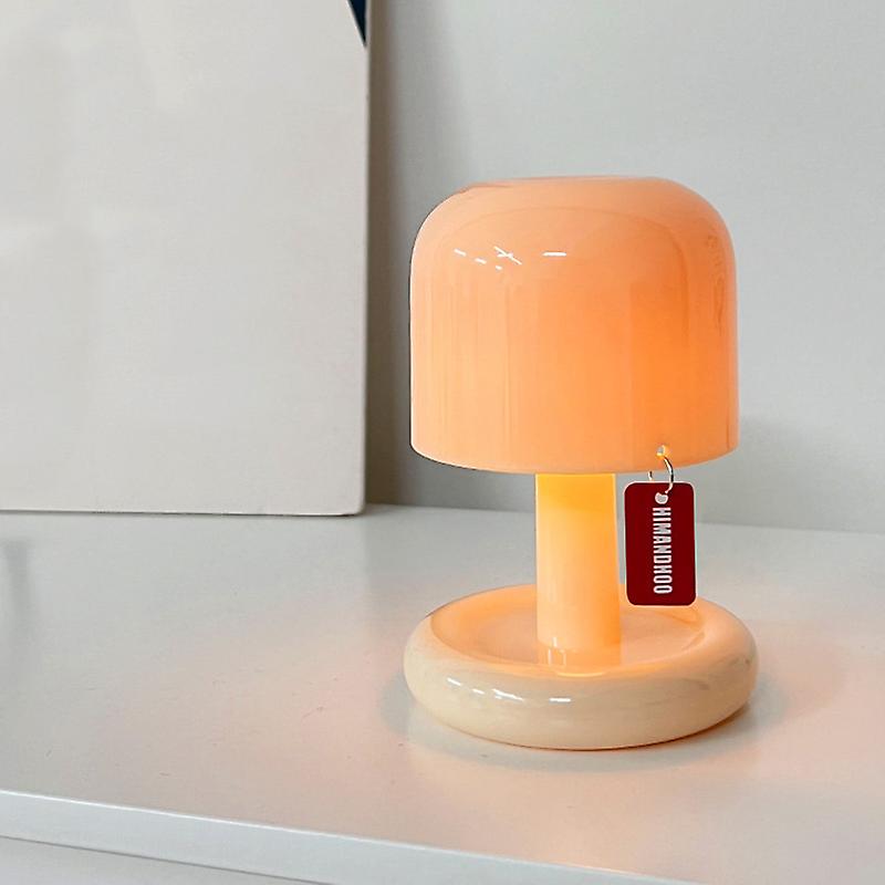 New Mini Desktop Sunset Night Lamp Creative Usb Rechargeable Mushroom Style Led Night Light For Coffee Bar Home Decor Bedroom