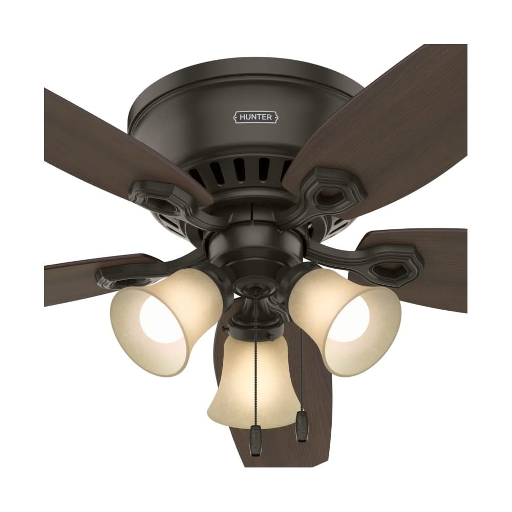 Hunter Builder Ceiling Fan 52 New Bronze Brazilian Cherry ;