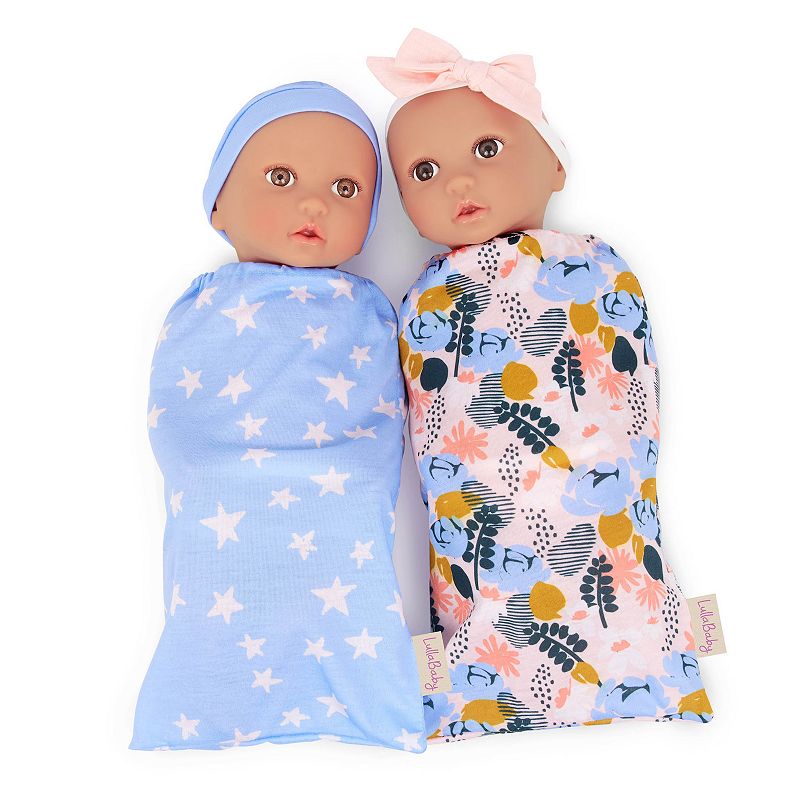 Babi LullaBaby 14-in. Twin Baby Dolls with Sleep Accessories