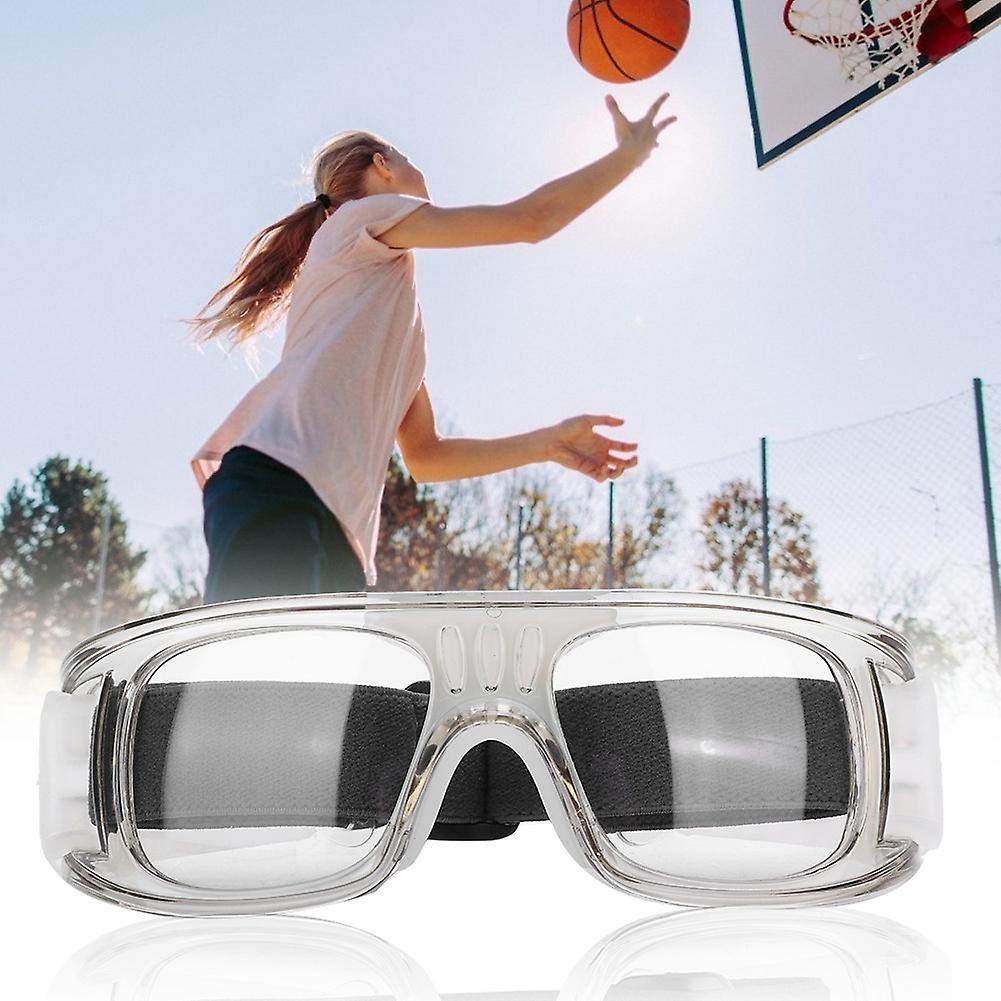 Outdoor Sports Goggles Protective Glasses Frame For Basketball Football Golf(transparent Gray)