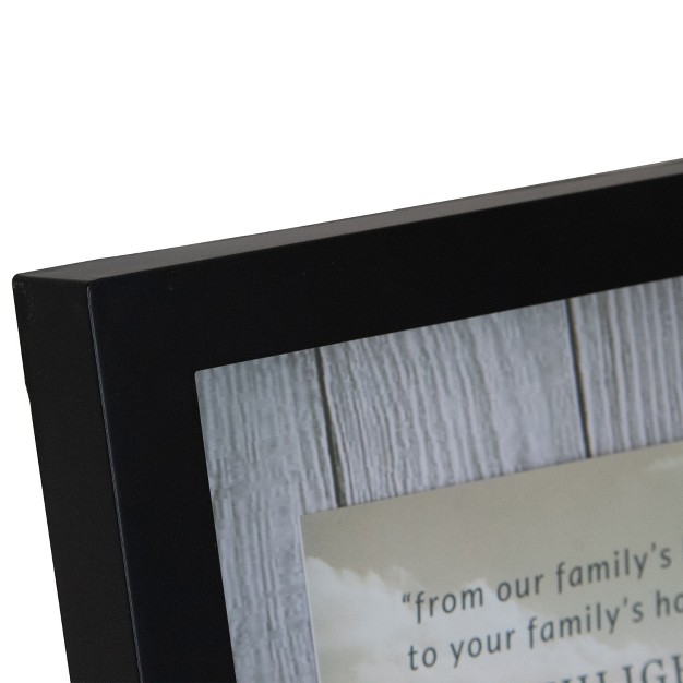 Classical Rectangular 4 quot X 6 quot Photo Picture Frame With Clip Black And White