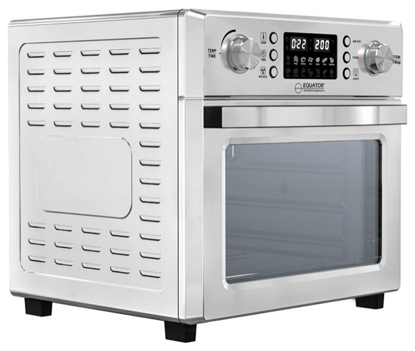 Equator 0.9cu.ft.Air Fryer+Convection Oven+Pizza Oven+Grill+Dehydrator Stainless   Modern   Ovens   by Equator  Houzz