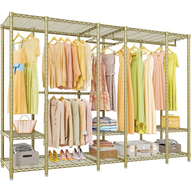 Vipek V50i Extra Large Portable Closet Rack Wardrobe Closet Heavy Duty Clothes Rack Max Load 1300lbs