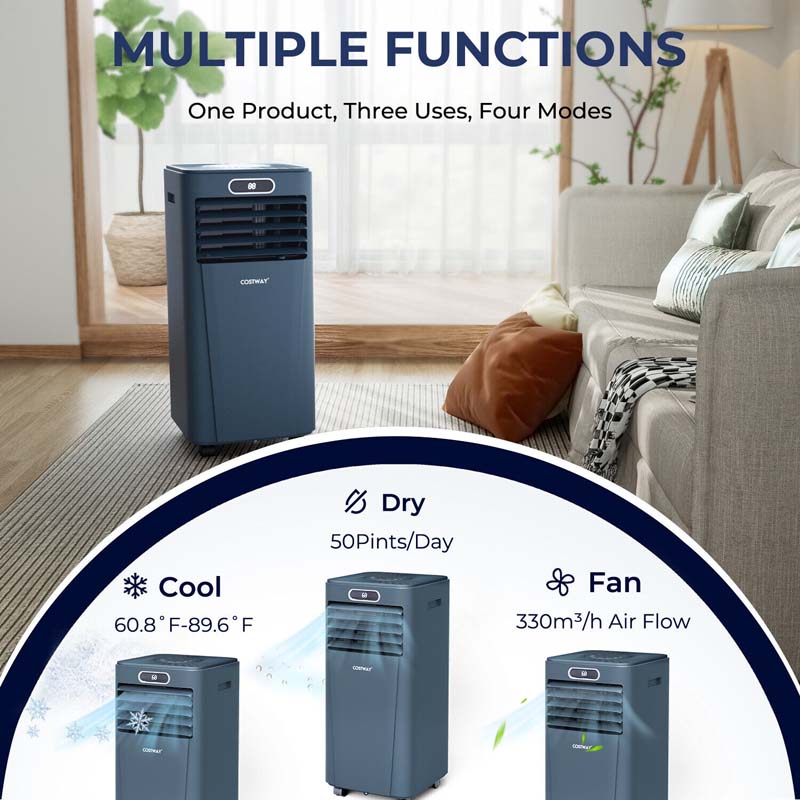 Canada Only - 10000 BTU Portable Air Conditioner with Remote Control