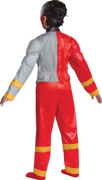 Morris Costumes DG115869 Boy's Red Ranger Dino Fur...