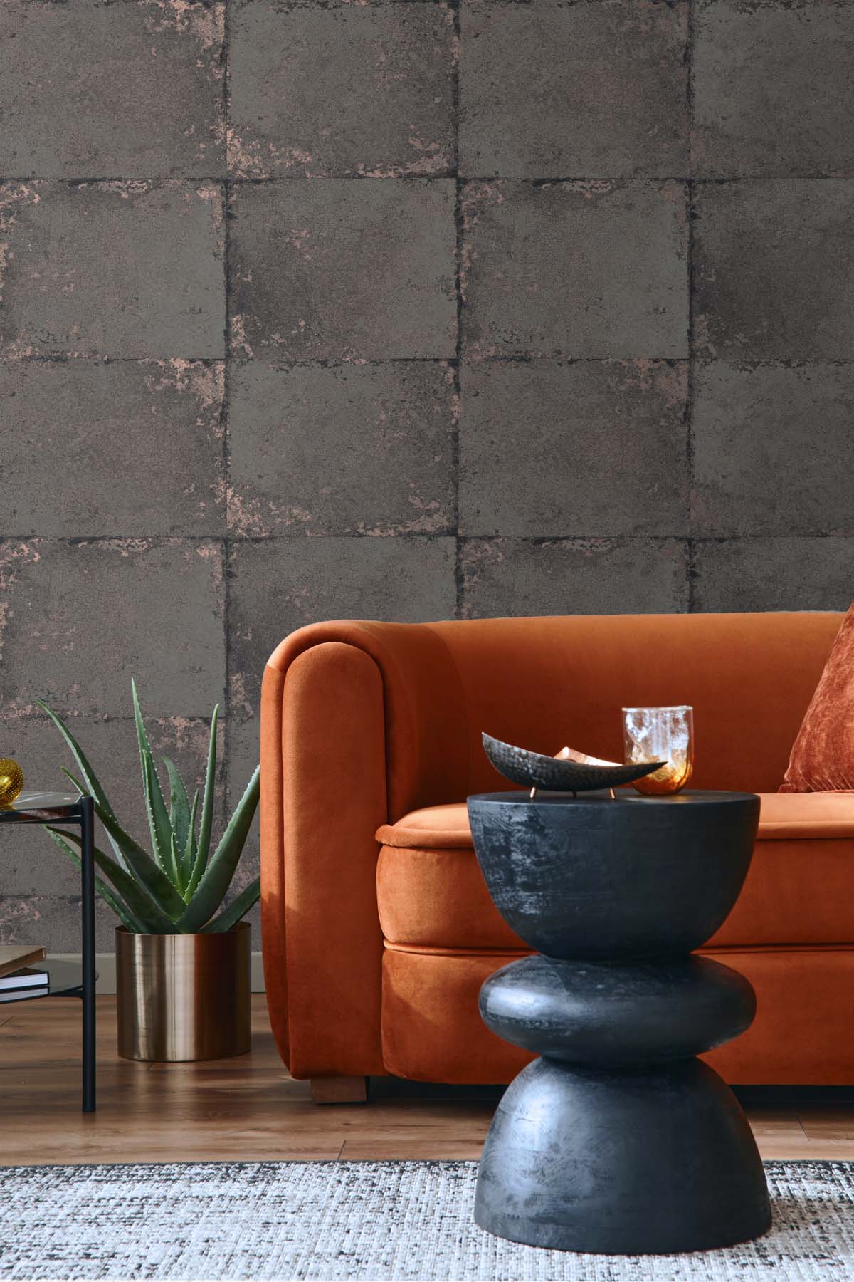 Foundation Ember Wallpaper from the Even More Textures Collection