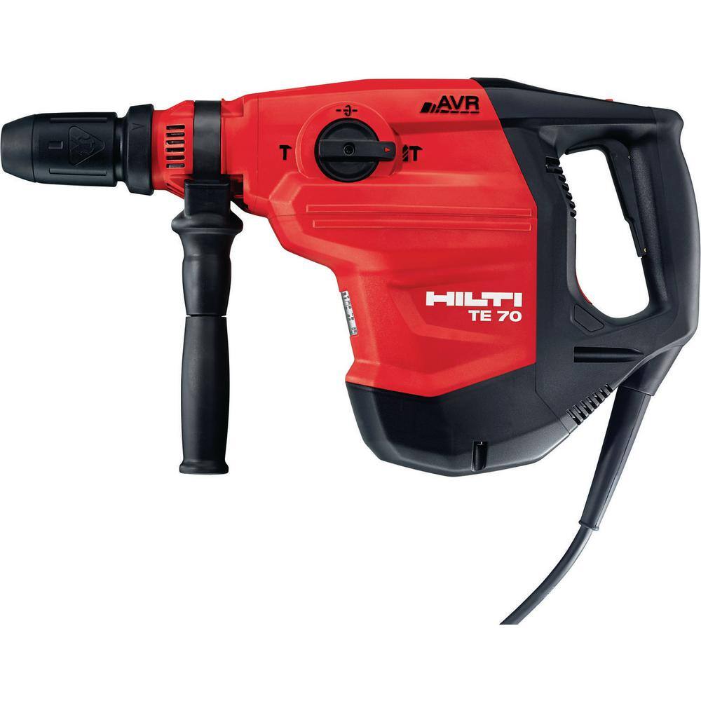 Hilti 120-Volt SDS-MAX TE 70-AVR Corded Rotary Hammer Drill Kit with Pointed Chisel and TE-YX SDS-MAX Style Drill Bit 3514170