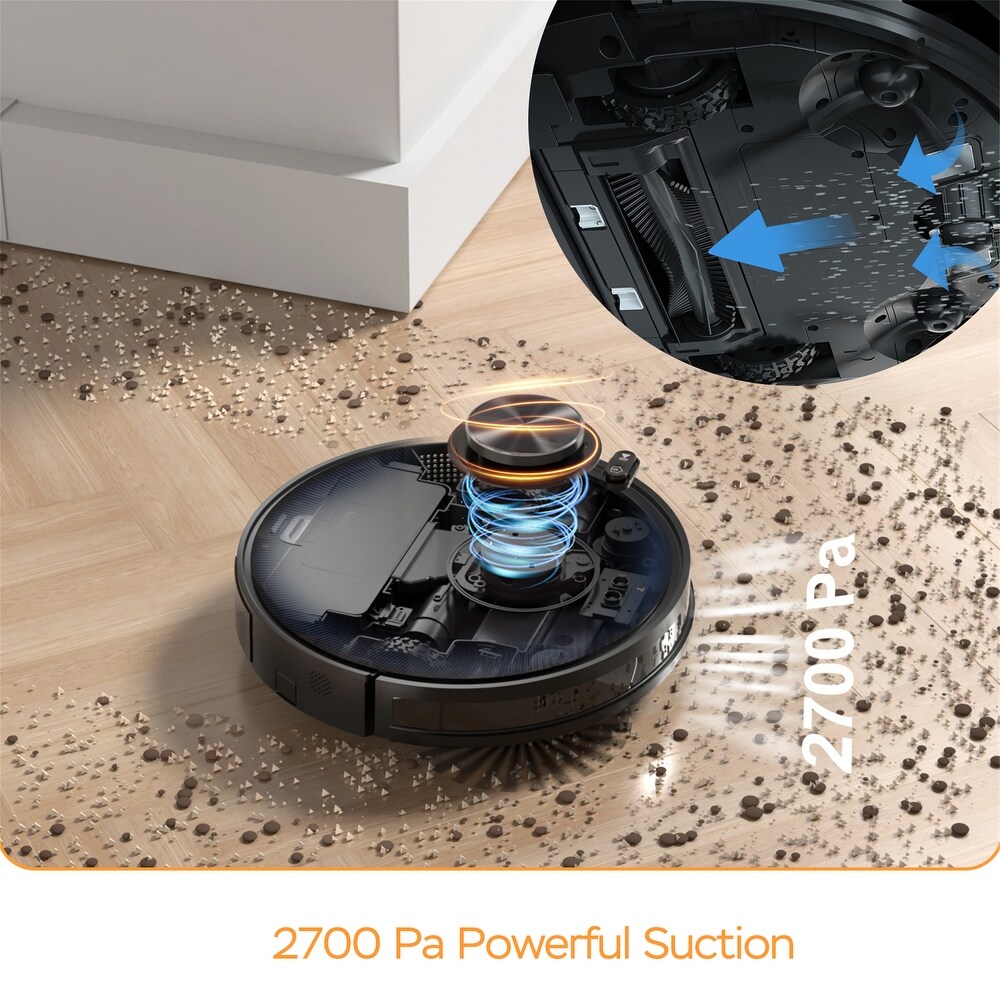 Smart Robot Vacuum Cleaner Mop  Ideal for Pets and Larger Home