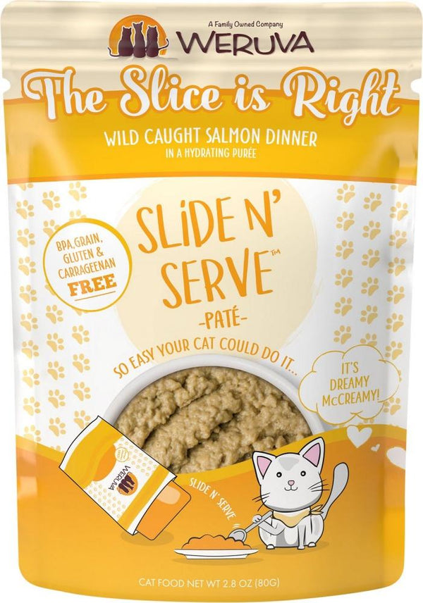 Weruva Slide N' Serve Grain Free The Slice is Right Wild Caught Salmon