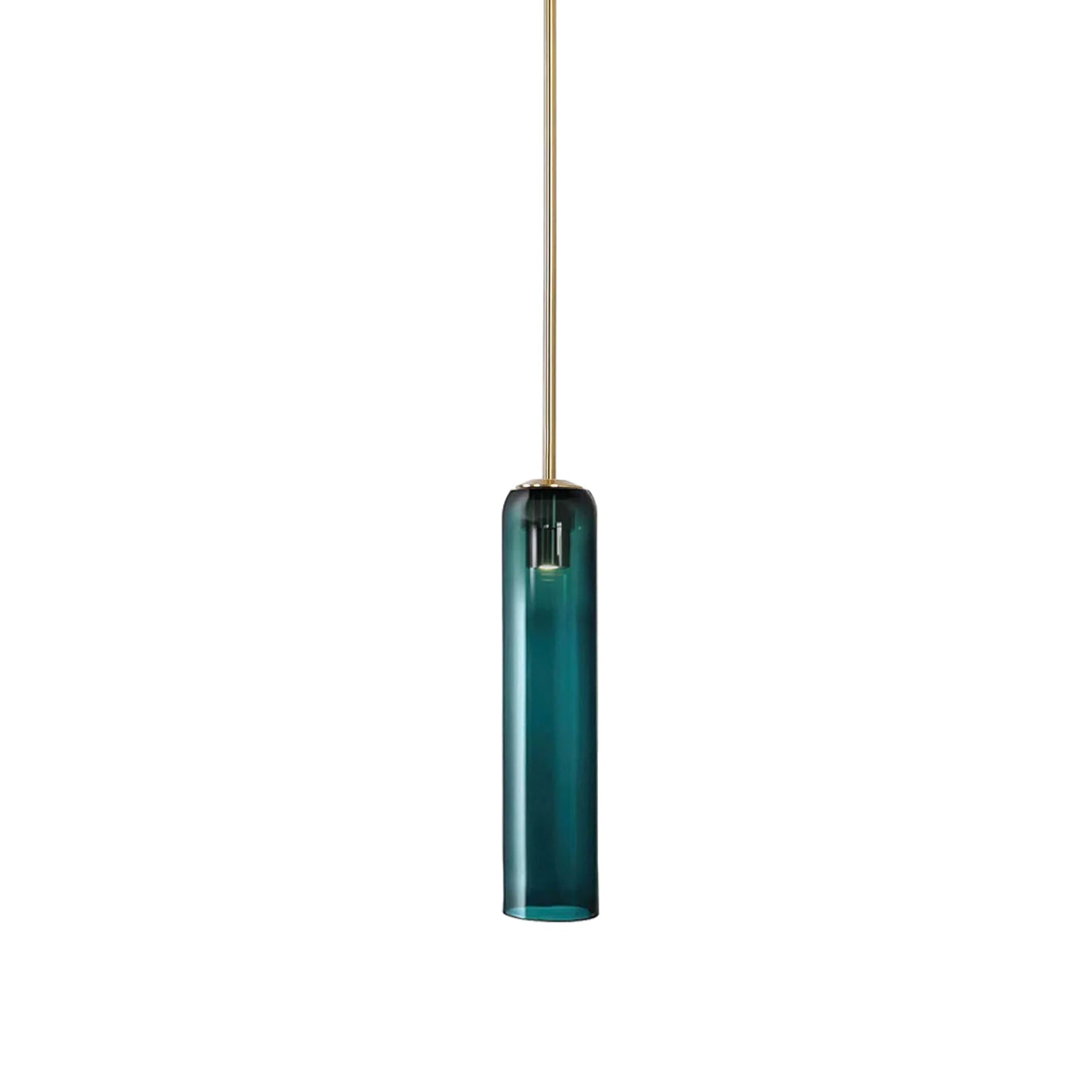 Long Tube Glass Pendant Light