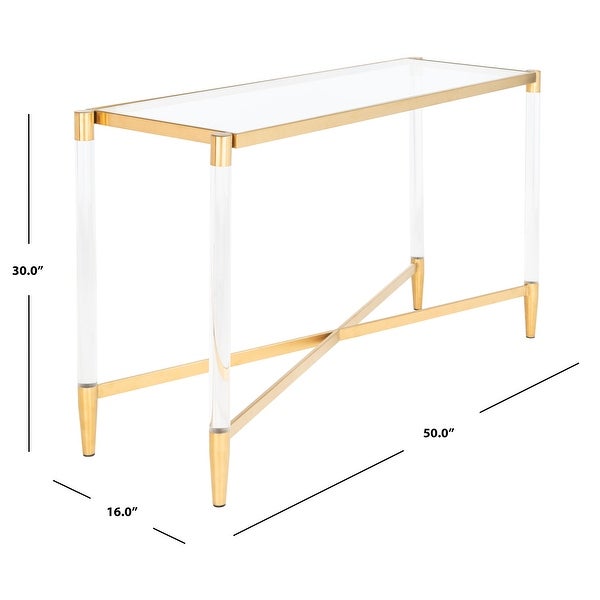 SAFAVIEH Couture Kyla Acrylic Console Table - 50