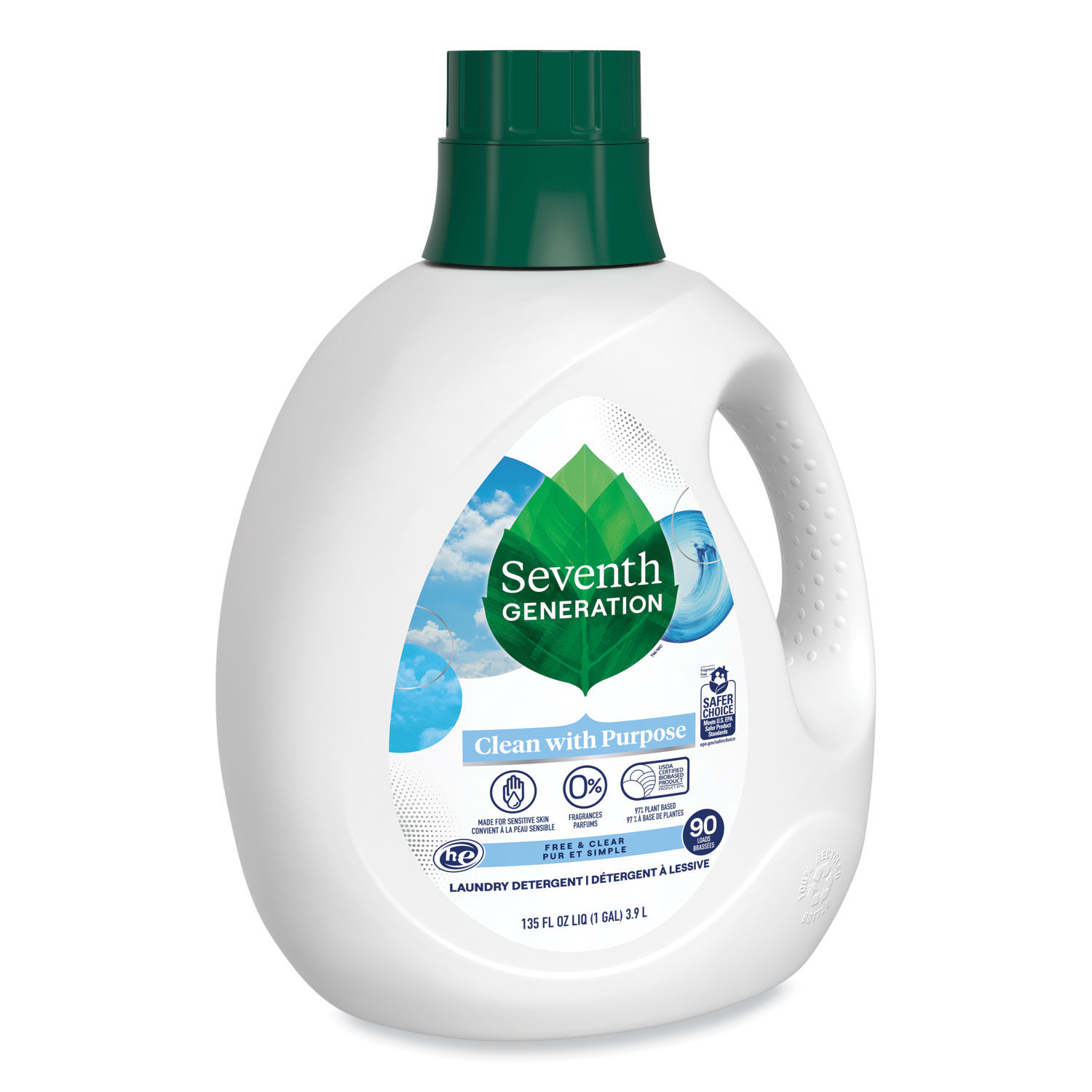 Natural Liquid Laundry Detergent by Seventh Generationandreg; SEV45065CT