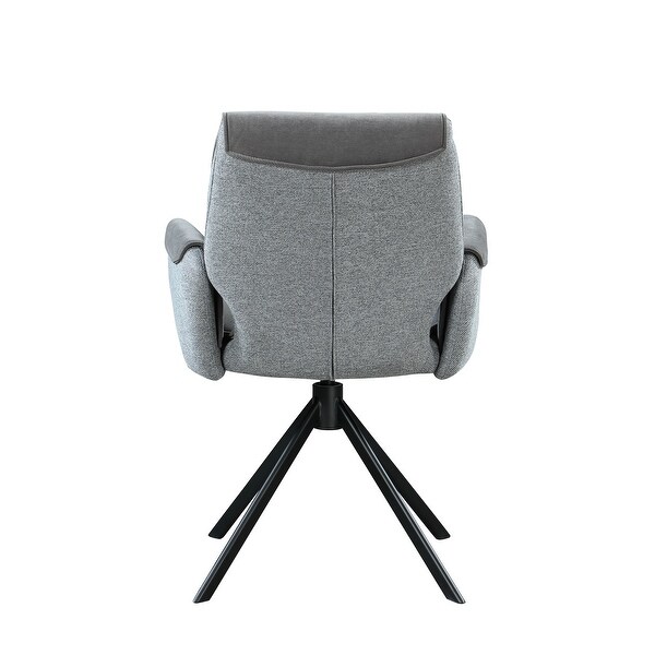 Global Furniture USA Grey Swivel Dining Chair