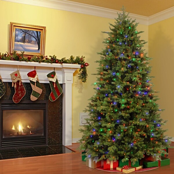 National Tree Company 7.5 ft. PowerConnect Princeton Fraser Fir with Dual Color LED Lights