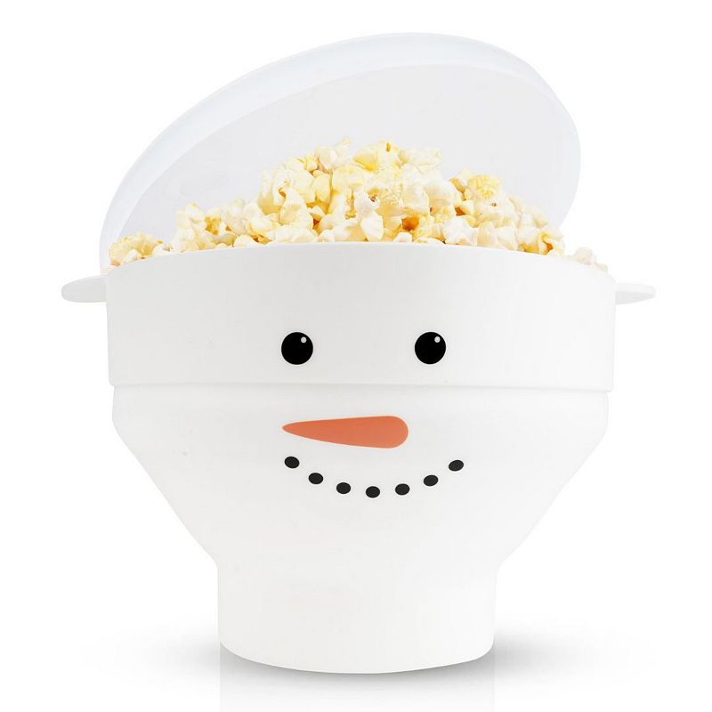 Bpa Free Collapsible Silicone Popcorn Maker With Lid