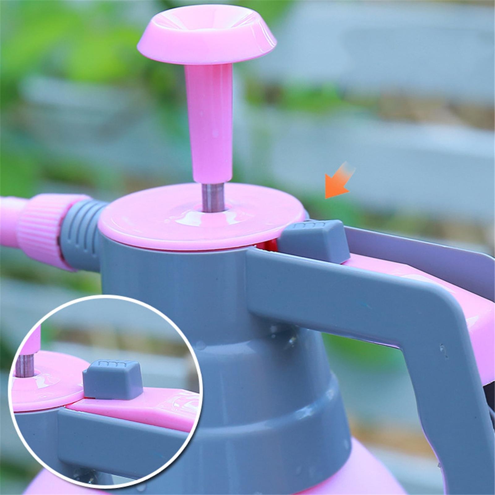 2l Spray Bottle Plastic Watering Pot High Air Pressure Thickened Water Sprayer For Gardenpink