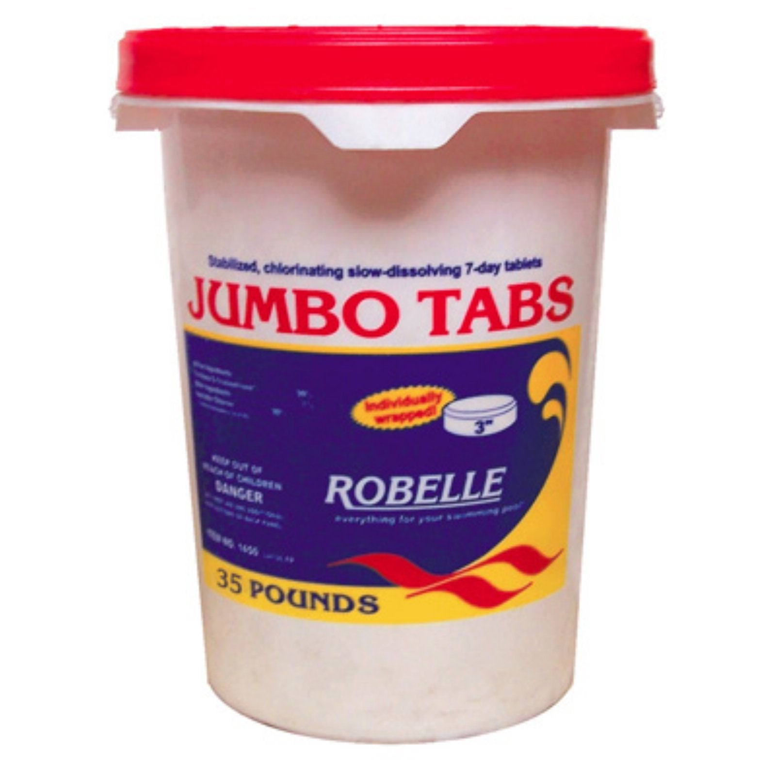 Robelle 1415 3 in. Jumbo Chlorine Tabs&#44; 15 lbs.