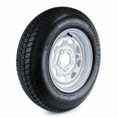 Trailer Tireamp 5-Hole Custom Spoke Wheel (5 4.5) ST175 80D-13 LRC