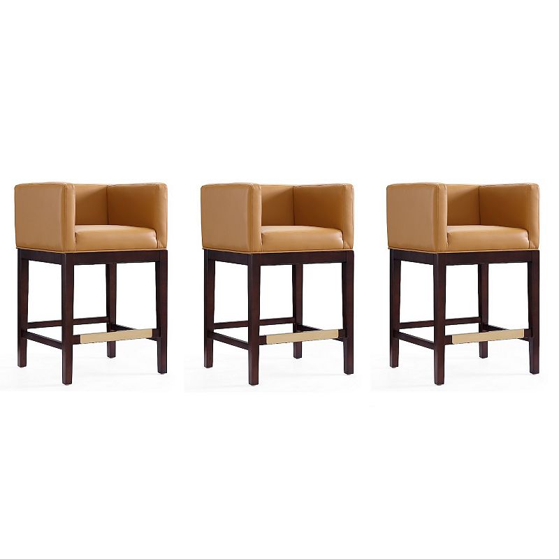 MANHATTAN COMFORT Kingsley Counter Stool 3-piece Set