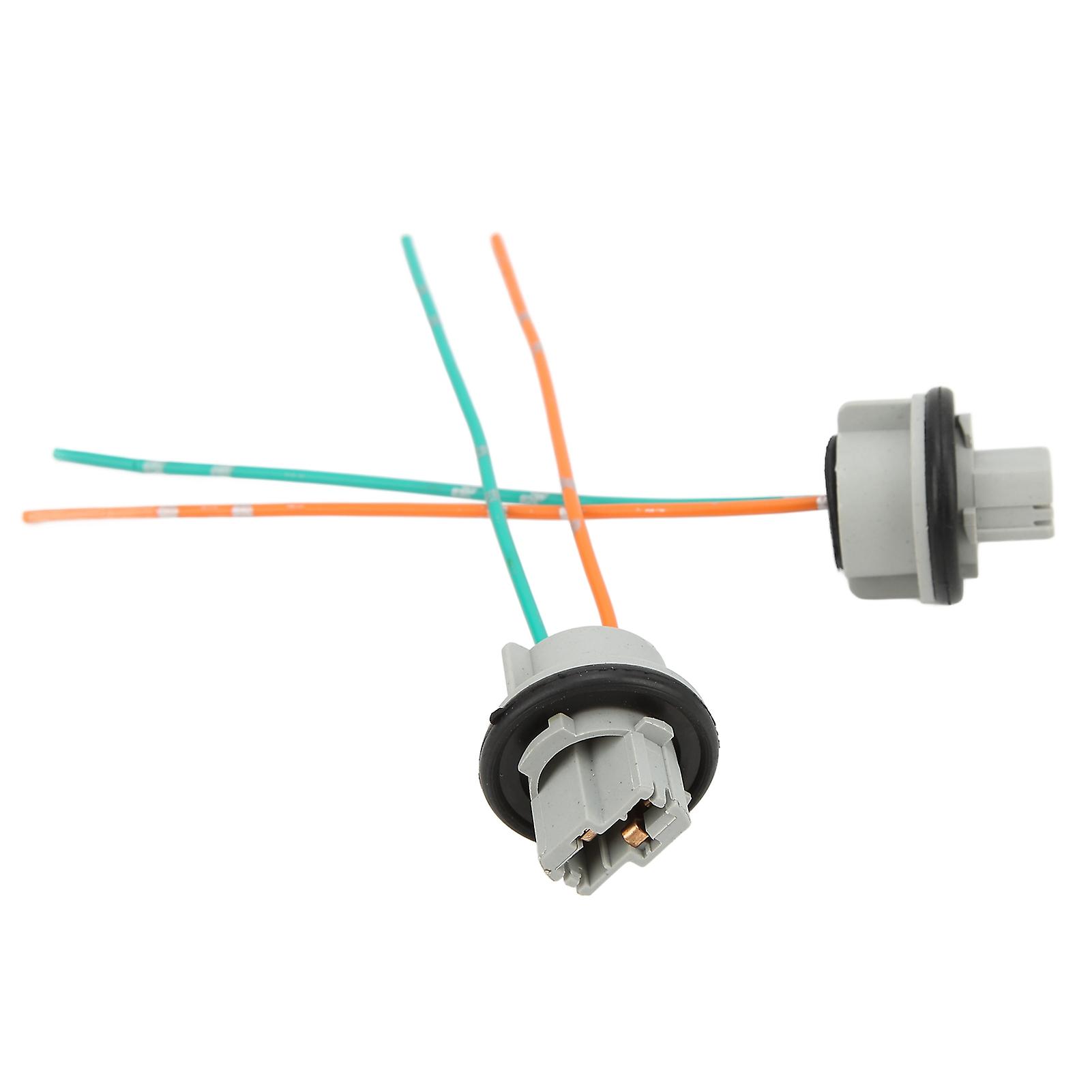 2pcs Light Sockets 12a 10v Heat Resistant Led Harness Connectors With Wire For Industrial Equipments Vehicles Boats