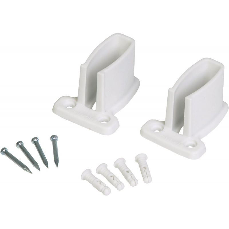 Closetmaid White Wire Shelving Wall Bracket White