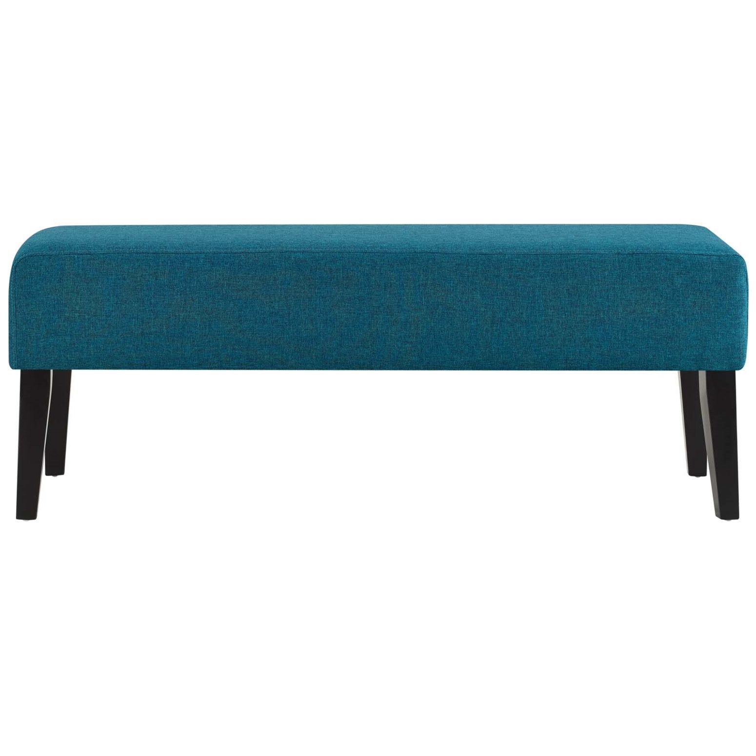 Modern Contemporary Urban Design Bedroom Living Room Bench, Blue, Fabric