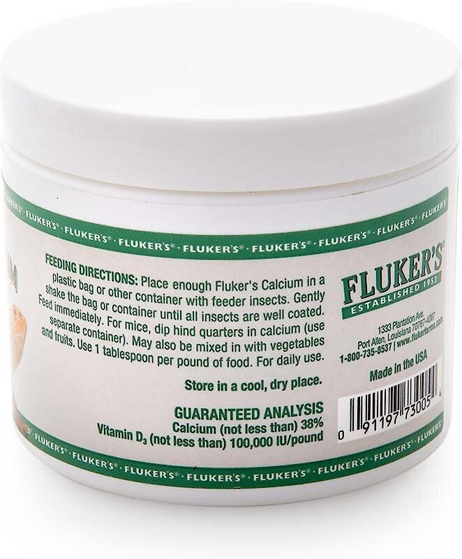 Fluker's Calcium with Vitamin D3 Indoor Reptile Supplement