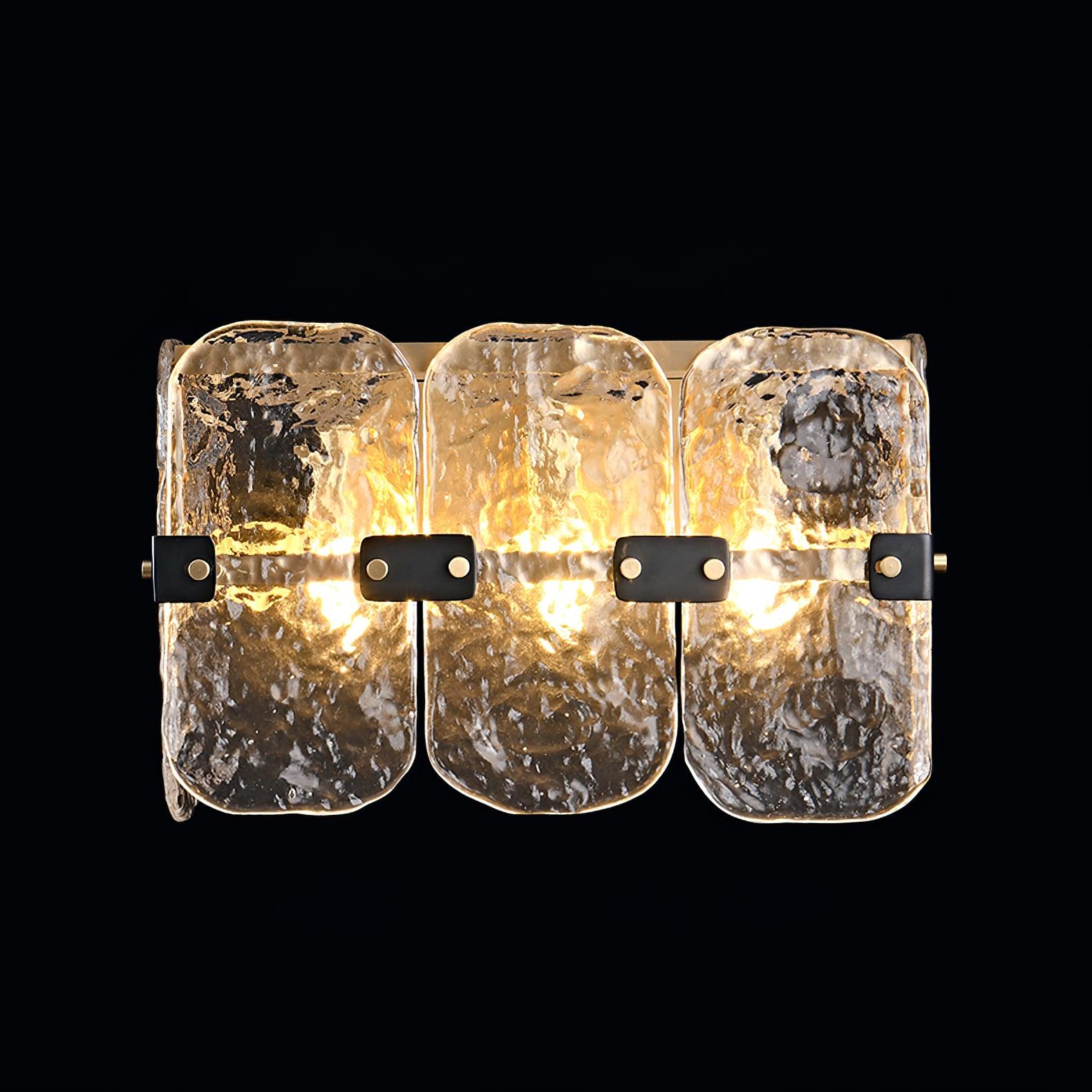 Massive Glass Wall Sconces