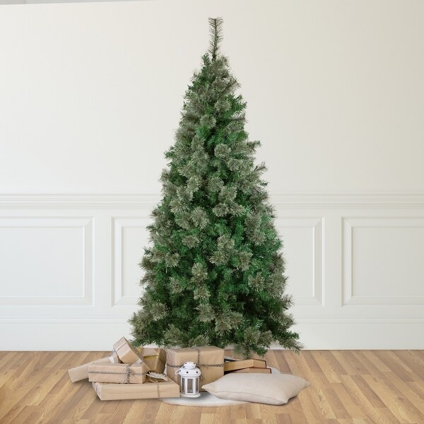 6.5' Medium Oregon Cashmere Pine Artificial Christmas Tree，Unlit