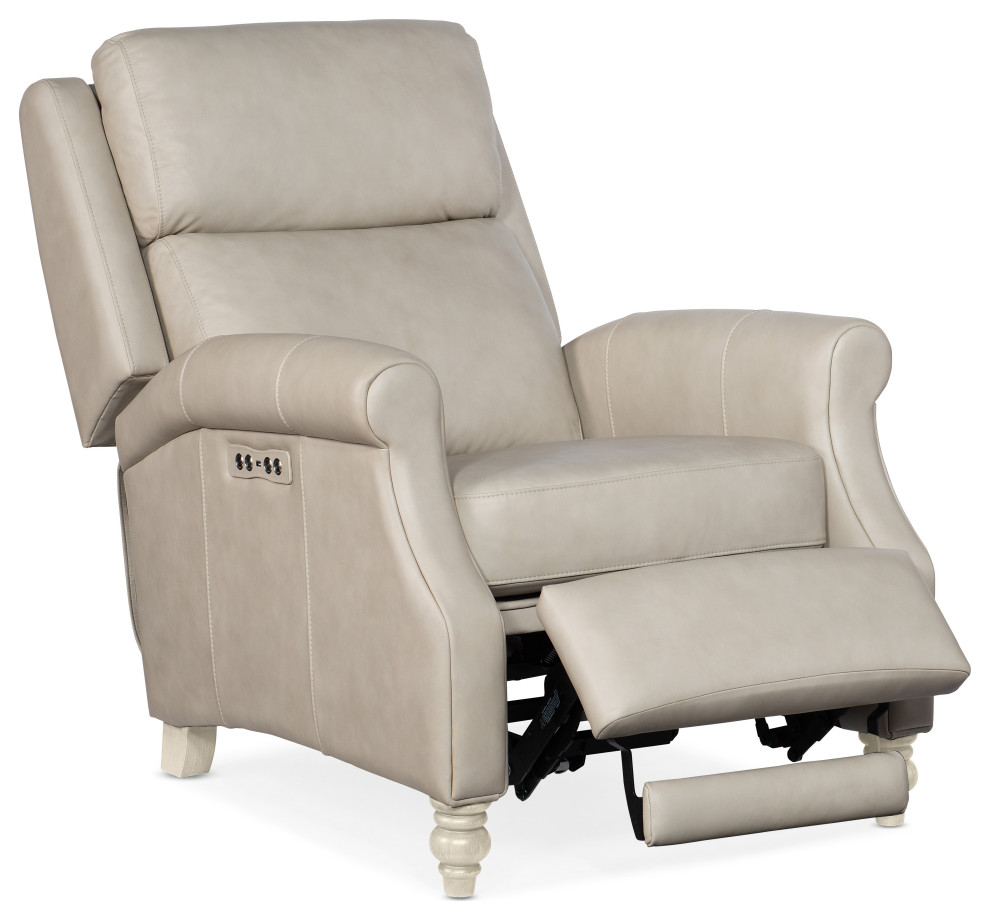 Hurley Power Recliner With Power Headrest   Traditional   Recliner Chairs   by Hooker Furniture  Houzz