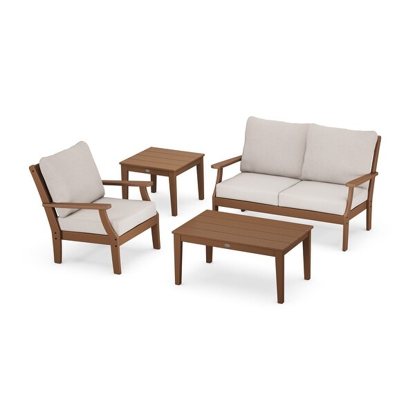 POLYWOOD Braxton 4Piece Deep Seating Set