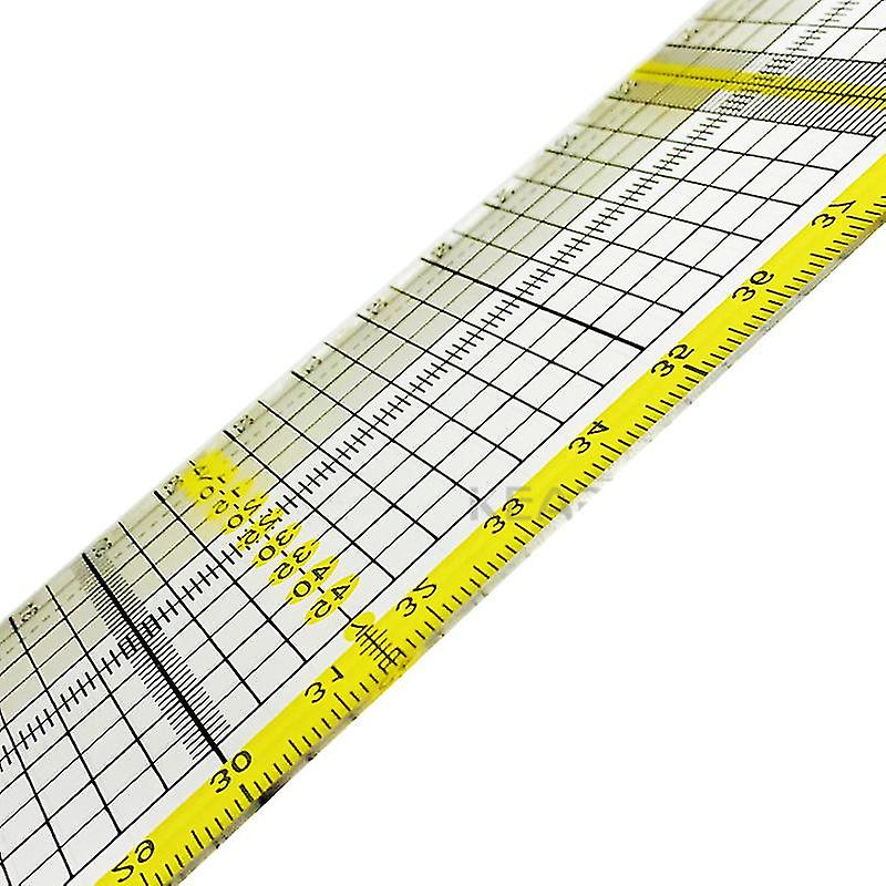 Quilting Ruler Acrylic Quilters Ruler With Double Colored Grid Lines For Easy Precision Cutting For