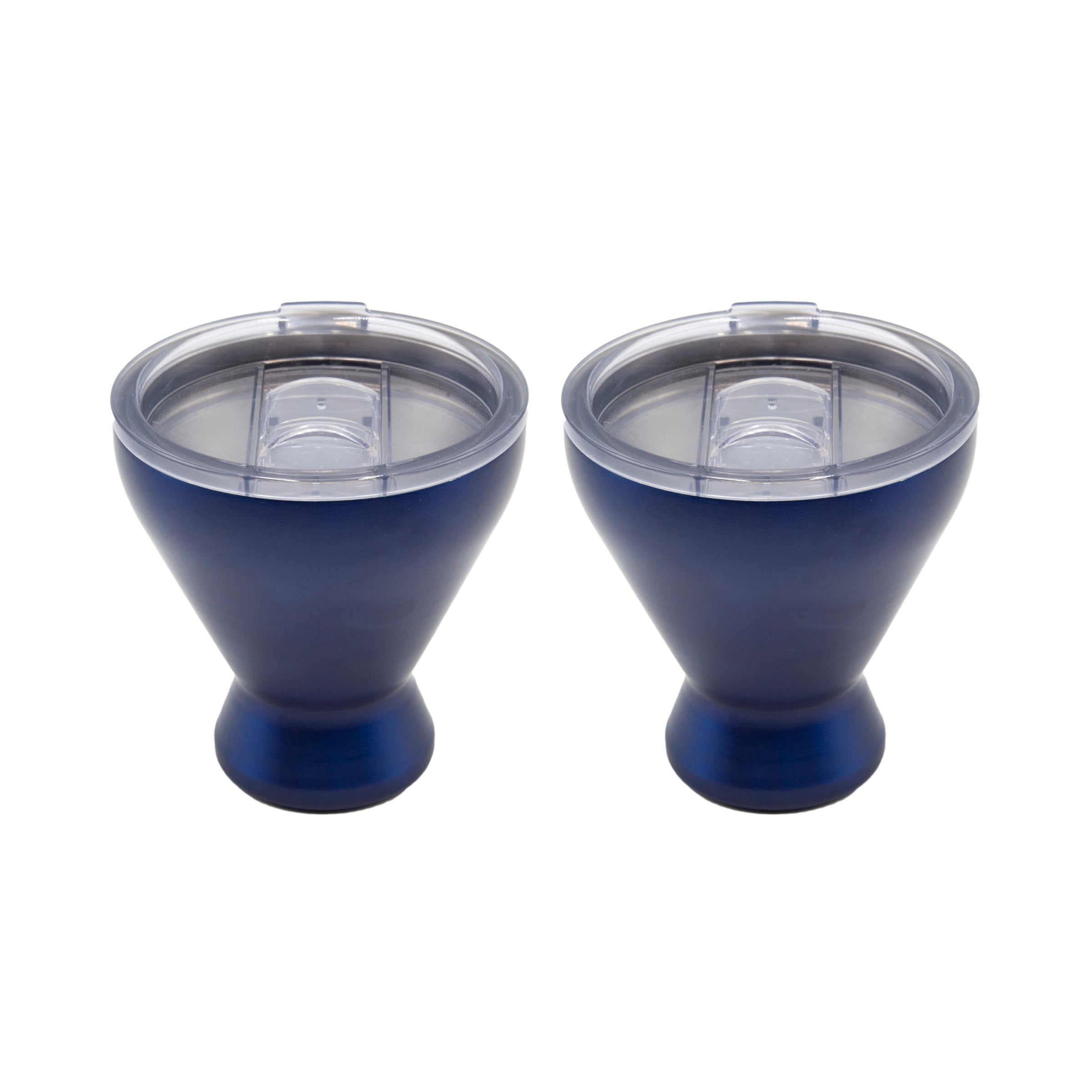 11 Oz Navy Cocktail Tumblers, Set Of 2